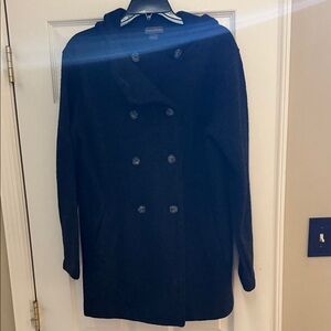 Banana Republic Black Pea Coat